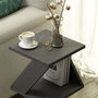Hanah Home Mesa Lateral Madera Negra 29.6x54.2x29.6 cm